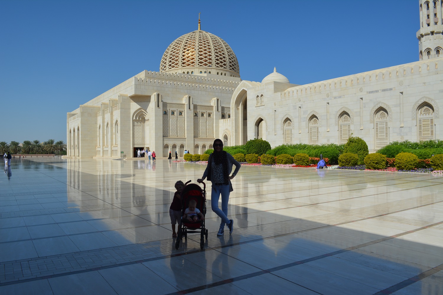 Oman met kinderen