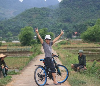 Mai Chau met kinderen